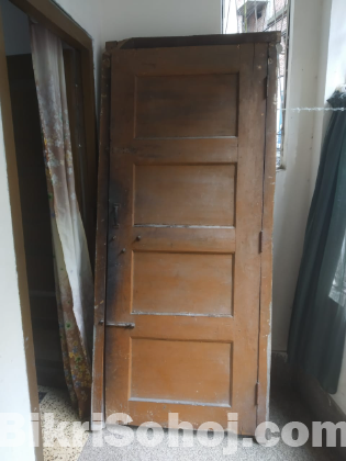 Old Solid Wooden Door